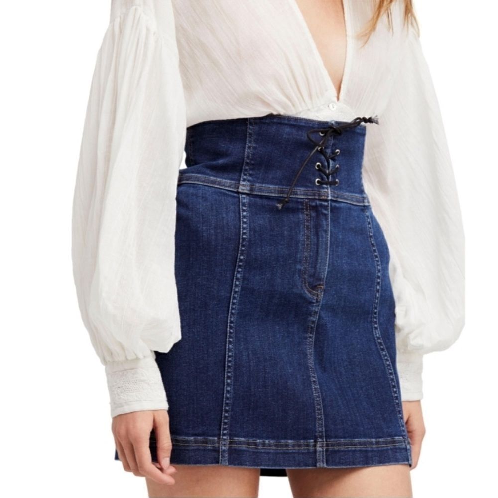 FREE PEOPLE Modern Femme Corset Skirt *NEW*